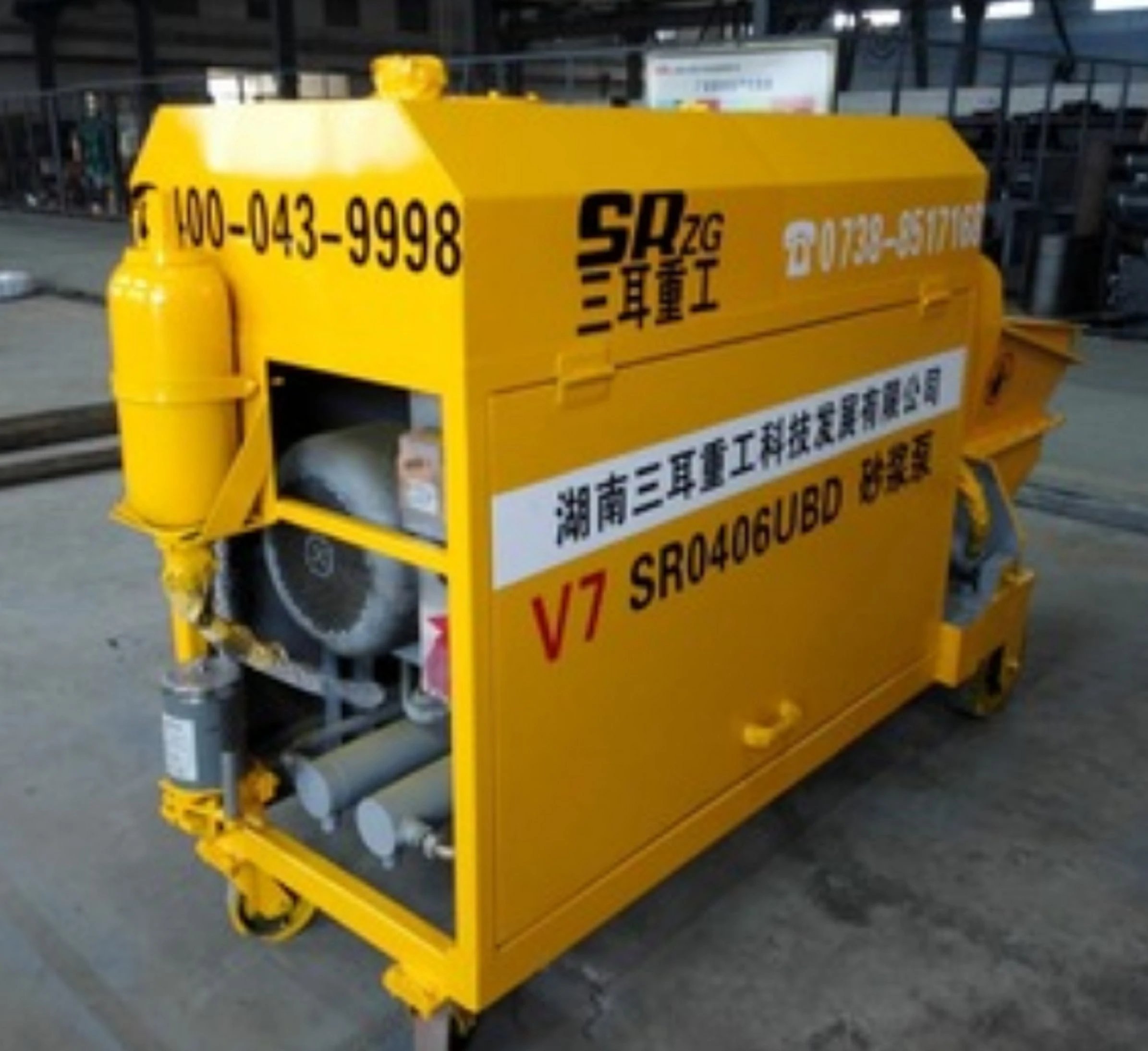 6m³ mortar pump